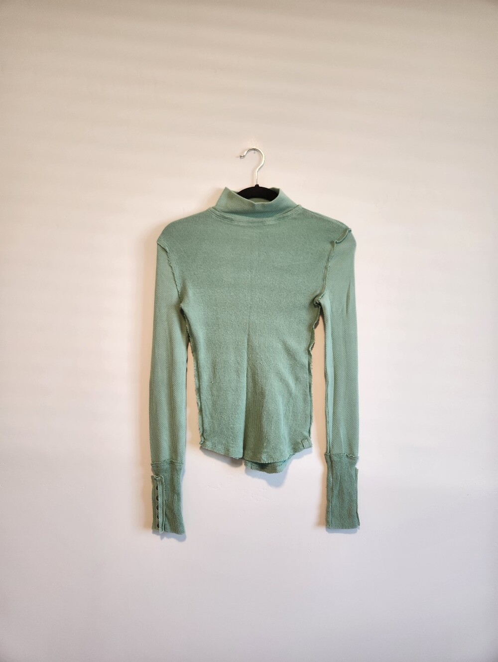 We The Free Jojo Long Sleeve Mock Neck Thermal Top Size XS